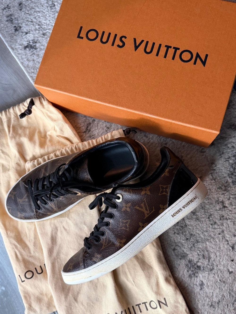 Authentic Louis Vuitton Frontrow monogram sneakers